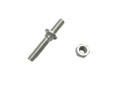 Customized Stud Bolt Double Head Square Neck with Hex Nut for Electric Power System