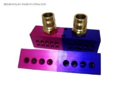Aluminum Water Manifold with Distribution Block