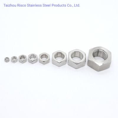 A2-70 A4-70/80 SS304/316/201 Full Size Chinese Manufacturer Fastener Hex Nut