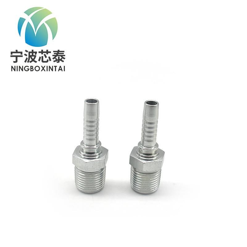 Factroy OEM ODM Metric Thread 24 Degree Cone Series Carbon Steel Material and Union Hydraulics and One Piece Hose Fitting