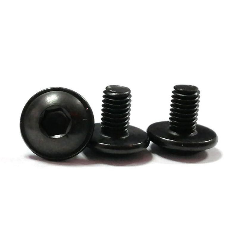 Oxide Black Flange Round Button Washer Allen Hexagon Socket Machine Screws