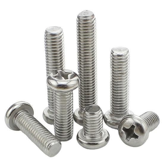 Grade 4.8 Phil Pan Head Machine Screw Zinc Plated