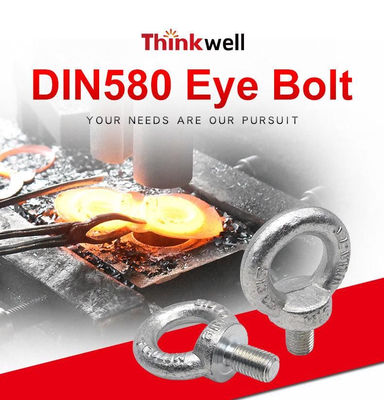 Thinkwell Drop Forged Steel DIN580 Lifting Eye Bolt