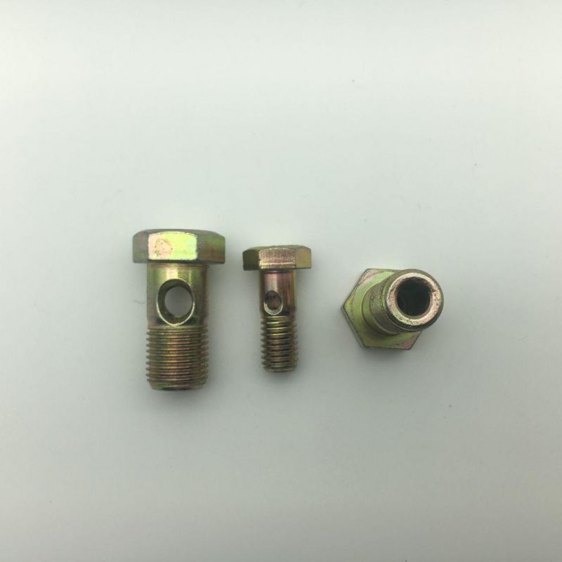 Machining Hex Bolts with Holes in Head and Thread