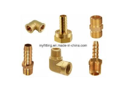 Union Elbow Male Brass Fitting Pl 90 Degree Elbow Push in 1/2&quot; 1/4&quot; Air Hose Connector Pneumatic Fitting
