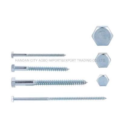 DIN571 Factory/Wholesaler 12*150 Hex Wood Screws