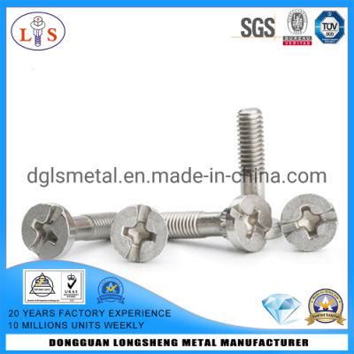 Top Quality Flat Head Cross Recess White Zinc Bolts