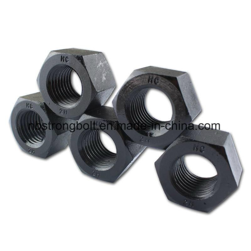 ASTM A194 Gr. 2h Heavy Hex Nut Black 1.1/2"-6