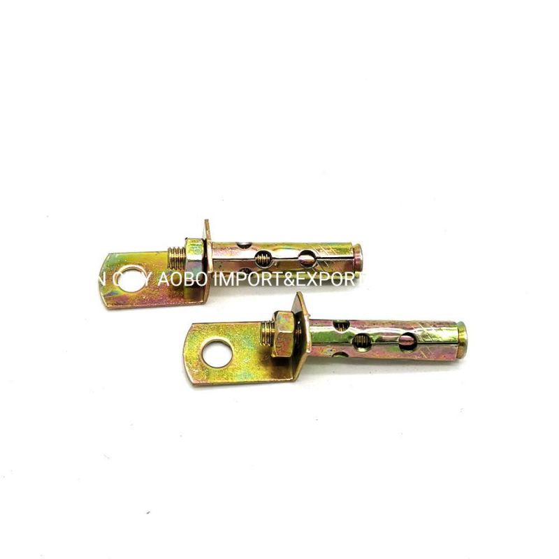 Made in China Yellow Zinc Plating Sleeve Anchor with 9 Holes for Turkey Market