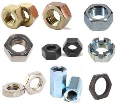 Made in China M4 M5 M6 M8 M10 M12 Custom Fine Thread Unf Hex Nut Hex Flange Nut