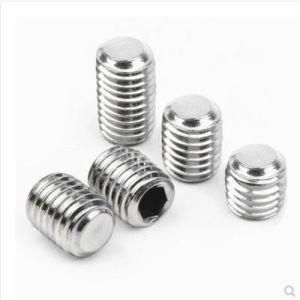 DIN913 304 Stainless Steel Headless Grub Screw Hex Socket Head Set Screws with Flat Point