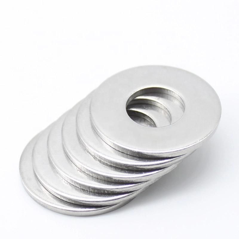 Fastener Manufacture Stainless Steel / Carbon Steel SS316 SS304 DIN125A M6 Flat Round Washer for Screw and Nut