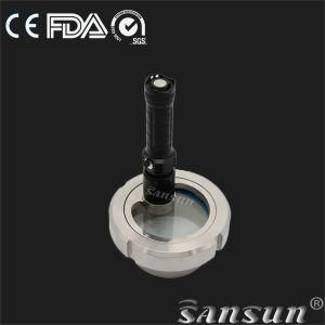 Stainless Steel Sanitary Grade Sight Glass Tank Union Type Sight Glass with Light