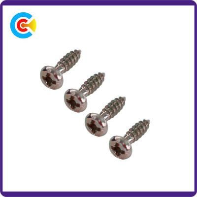 Custom Stainless Steel Phillips/Cross M6 Pan Head Fastener Self-Tapping Screws