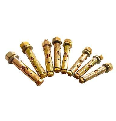 One Segment Shield Yellow Zinc Plated Expansion Anchor Bolt