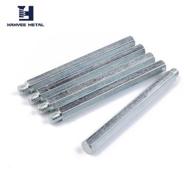 Galvanized Long Hex Grip Thread End Bolt