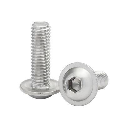 ISO 7380-2 Stainless Steel A2-70 Button Head Hexagon Socket Cap Screw with Collar
