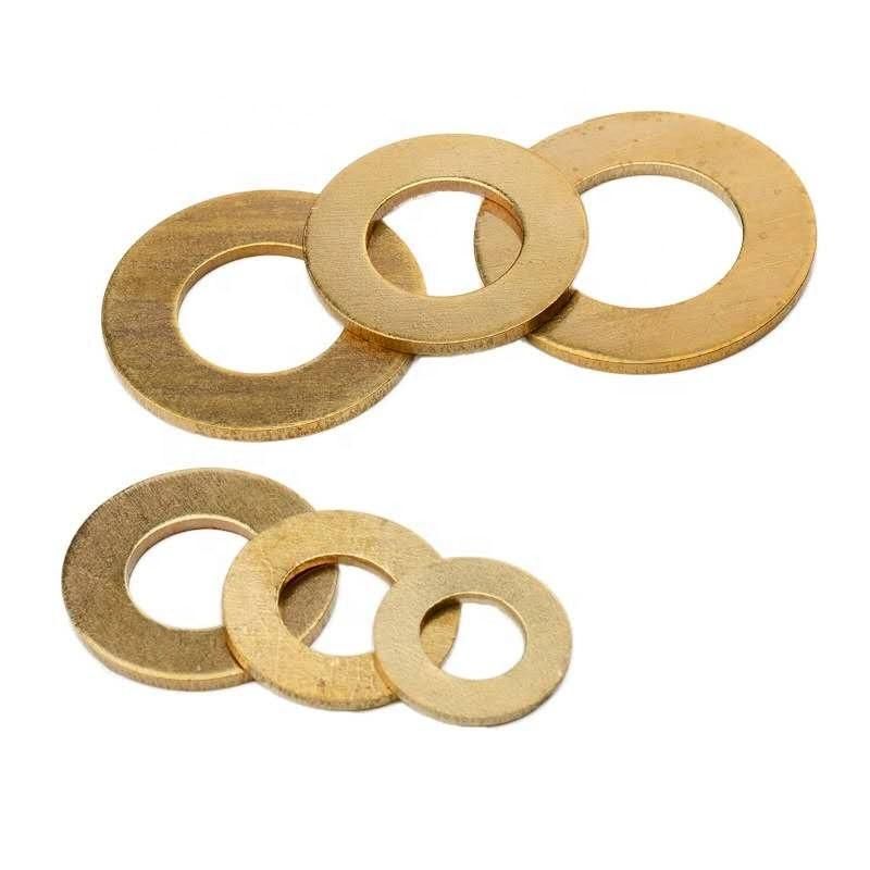 Sandingsheng Customized High Quality Flat Ring Brass Sealed Flat Washer