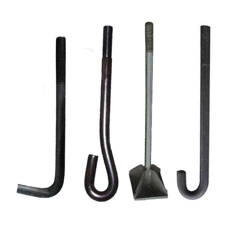 Metal OEM Hot DIP Galvanized L J Type Steel Anchors Concrete Foundation Anchor Bolt