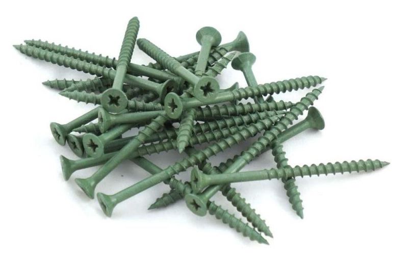 Ruspert Coating Colour Square/Pozi/Torx Drive External Deck Screws/Tornillos