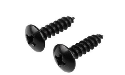 Free Sample Small Phillips Pan Head Self Tapping Black Wood Screws