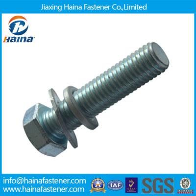 Zinc Plated Hexagon Bolts with Washers M20