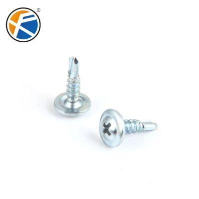 304/316/410 Stainless Steel Modified Truss Head Self Drilling Tek Screw with Fine Thread