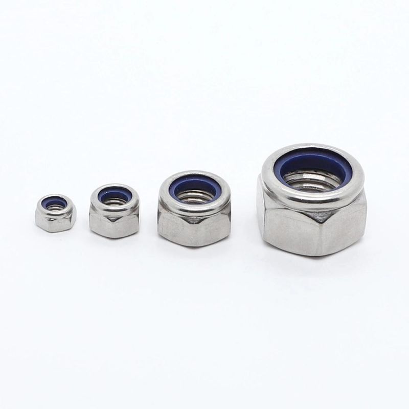 DIN934 Hexagonal Flange Nut Stainless Steel 304 Hex Nut China Lock Nut