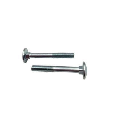 Mushroom Head Square Neck Bolt Screw with Zp