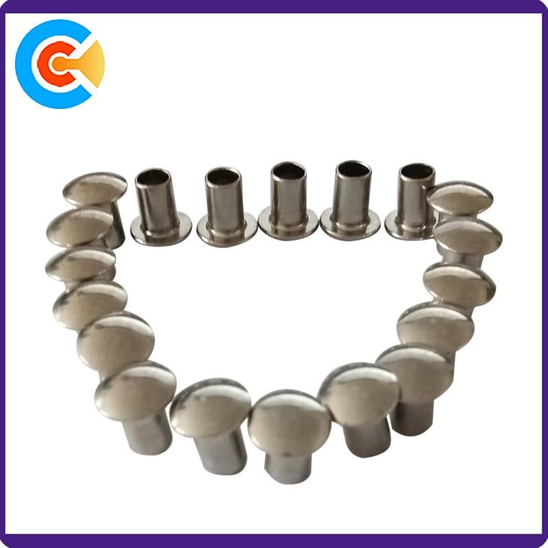M6 Aluminum Mushroom Head Rivet Polished Stainless Steel Rivet