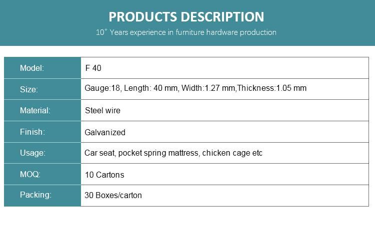 Wholesale Sofa Staple Pneumatic Chinese Furniture Golden Staples 2310