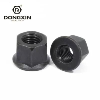 High Strength Black Oxide Class 10 Steel Flange Nut M30X3.5mm