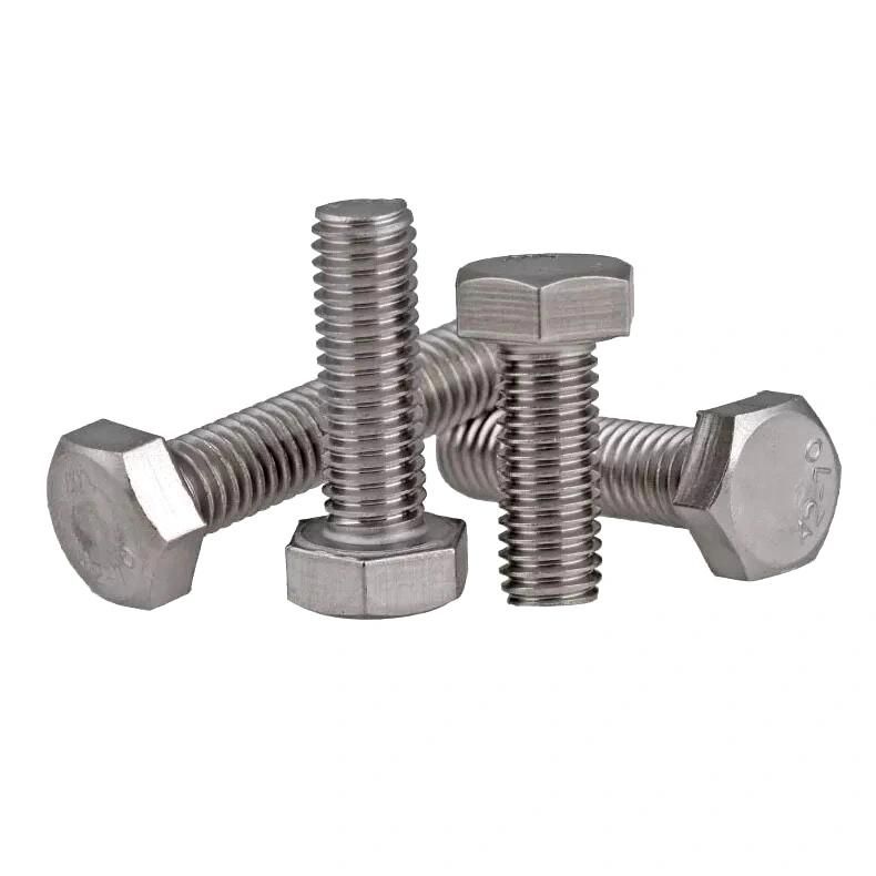 Zinc Plated Full Thread Hex Cap Screw for Factory Price