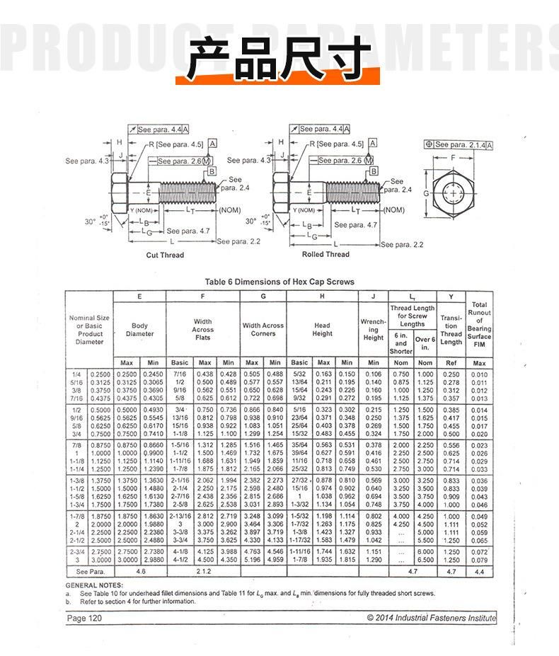 Factory Wholesale SAE J429 Grade 8 Fine Threaded Hex Head Screw