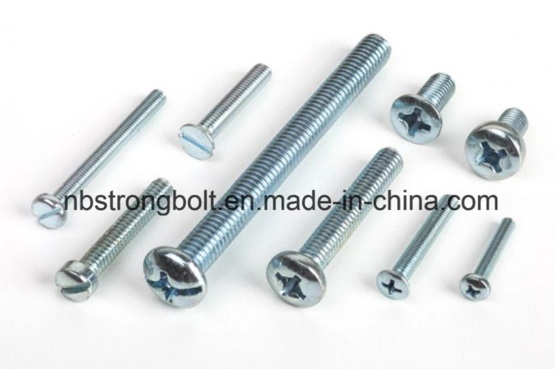 DIN7985 Slotted Cheese Head Screw