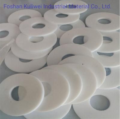 Good Insulation Resistance Customized Sizes Black and White Nylon Plastic Flat Washers Gaskets for Electric Equipment Gasket of PTFE Peek Nylon