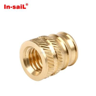 Double-Twilled Knurls Popular Brass Insert Nut for Thermoplastic