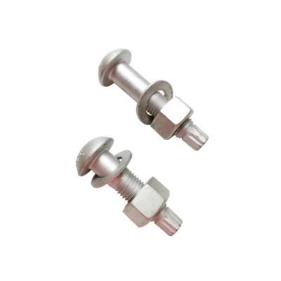 Twist off Type Torsional Shear Bolts Tension Control Structual Bolt Screw with Heavy Hex Head and Round Head Configurations ASTM F1852