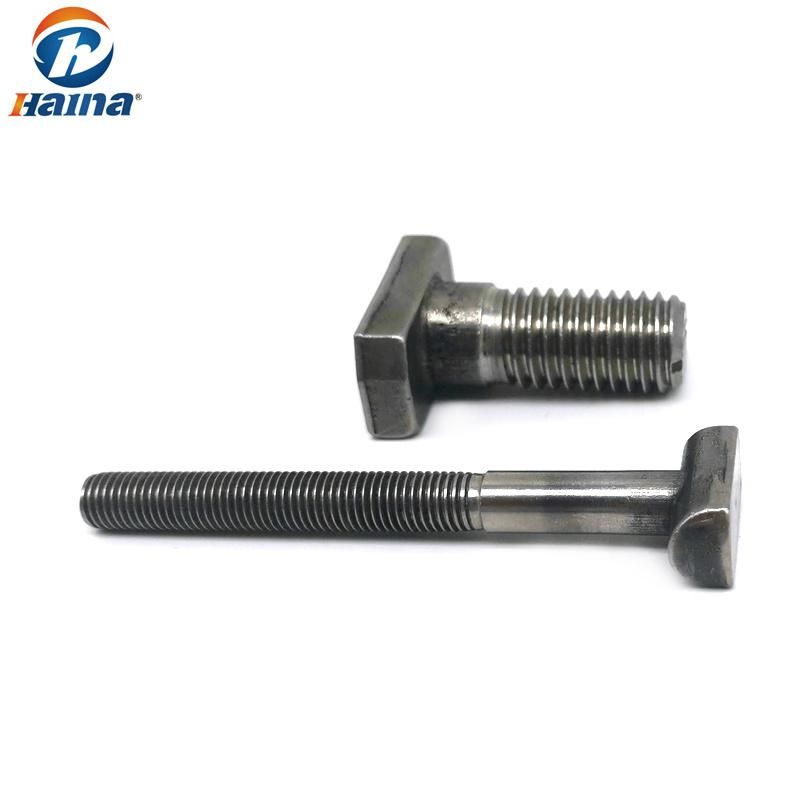 M4~M52 Stainless Steel 316 304 Square Head T Bolt