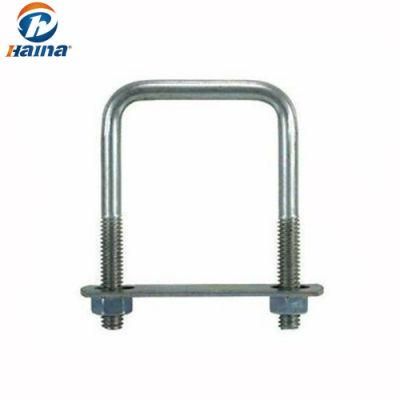 China Supplier Stainless Steel Ss316/Ss304 Square Head U Bolt