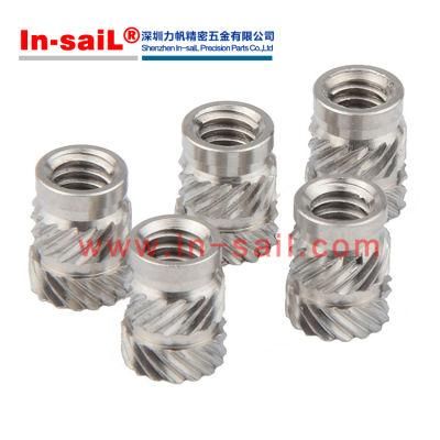 Heat Staking Insert, Straight Wall, Thru-Threaded Iuta, B, C