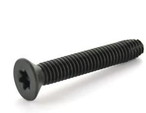 Fasteners Floorboard Thread Cutting Screws 1/4-20 X 2 1/2 Drive Black Drive Alloy Steel