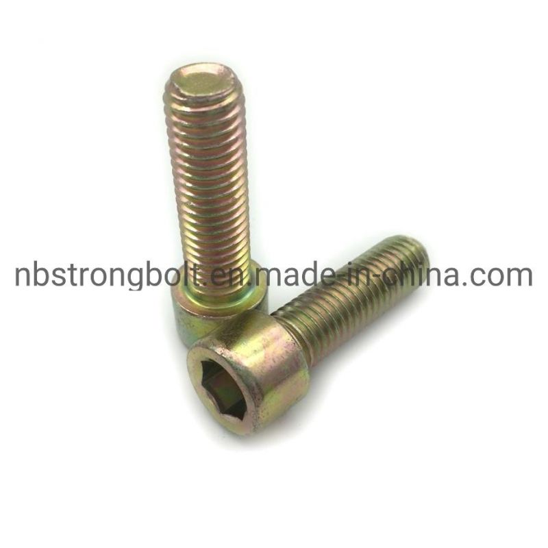 DIN912 Grade 8.8 Hex Socket Head Cap Screw with Yellow Zinc Plated