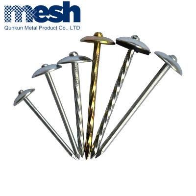 Umbrella Head Roofing Nails with Washer