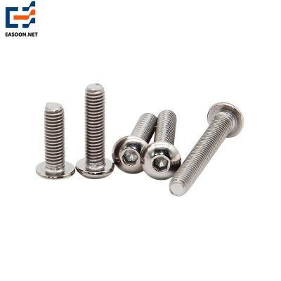 #4 #6 #8 Ti Alloy Bolt Tc4 Pan Head Bolt Gr5 Bolt ASME/ANSI B18.3-11 Titanium Bolt