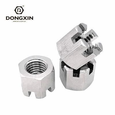 Castle Nuts Zinc Plated Steel Castle Nut Slotted Nut Fasteners