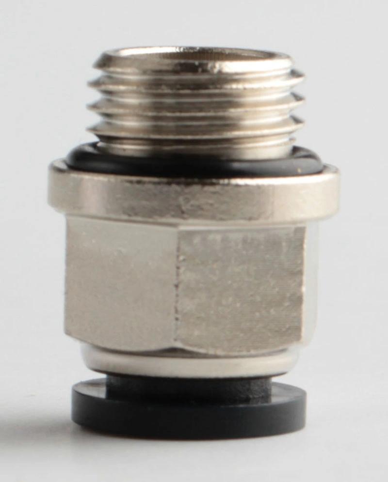 Xhnotion Pneumatic 20 Bar Brass Push in Fitting Male Straight BSPP Thread Push to Connector