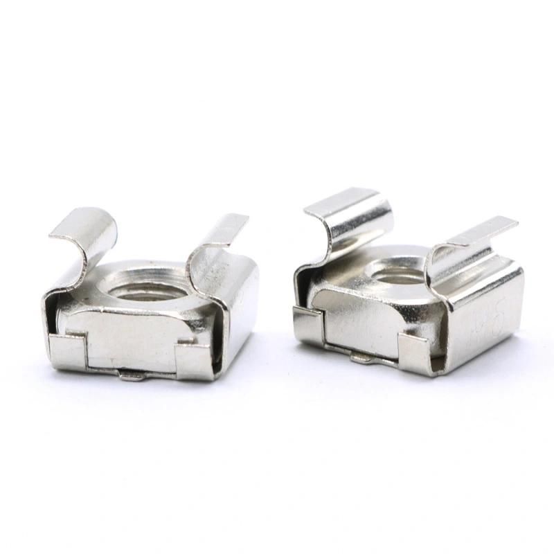 Stainless Steel / Spring Steel Castle Nuts Clips Cage Nuts