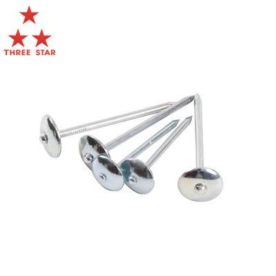 Coil Roofing Nails Good Products with Rubber Washer Umbrella Head Roofing Nails