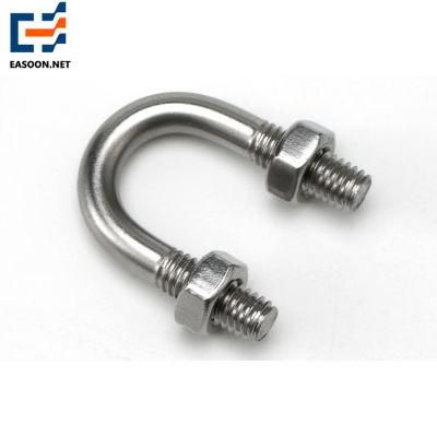 Metal Hardware U Bolt and Nut Stainless Steel Fasteners Hex Bolt/Flange Bolt/Anchor Bolts/Eye Bolt Spare Parts U-Bolts with Cheap Price